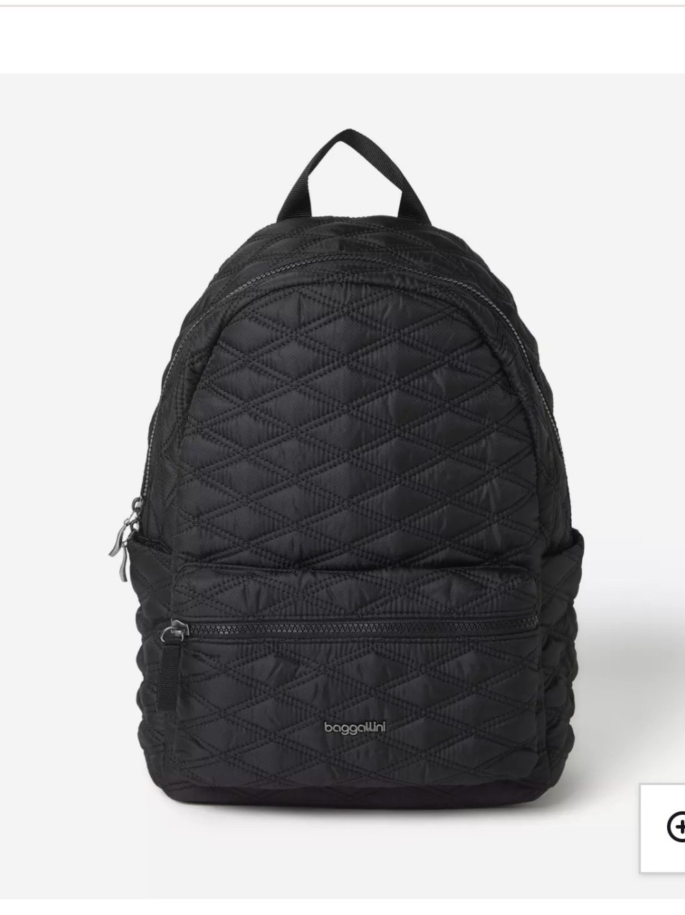 Black Bagallini Quilted Backpack NWOT